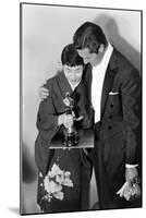 Best Supporting Actress Miyoshi Umeki with Actor John Wayne at the 30th Academy Awards, 1958-Ralph Crane-Mounted Photographic Print