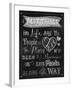 Best Things Chalkboard-Tina Lavoie-Framed Giclee Print