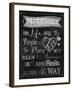 Best Things Chalkboard-Tina Lavoie-Framed Giclee Print