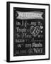 Best Things Chalkboard-Tina Lavoie-Framed Giclee Print