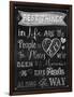 Best Things Chalkboard-Tina Lavoie-Framed Giclee Print