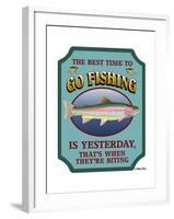 Best Time to Go Fishing-Mark Frost-Framed Giclee Print