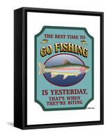 Best Time to Go Fishing-Mark Frost-Framed Stretched Canvas