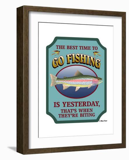 Best Time to Go Fishing-Mark Frost-Framed Giclee Print