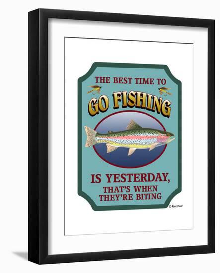 Best Time to Go Fishing-Mark Frost-Framed Giclee Print