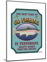 Best Time to Go Fishing-Mark Frost-Mounted Giclee Print