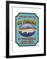 Best Time to Go Fishing-Mark Frost-Framed Giclee Print