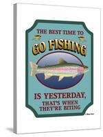 Best Time to Go Fishing-Mark Frost-Stretched Canvas