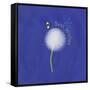 Best Wishes Dandelion-Leslie Wing-Framed Stretched Canvas