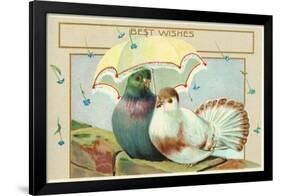 Best Wishes Postcard-null-Framed Giclee Print