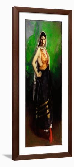 Betalo Rubino, Dramatic Dancer, 1916-Robert Cozad Henri-Framed Giclee Print