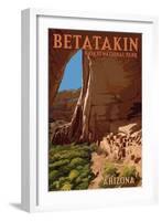 Betatakin National Monument, Arizona-Lantern Press-Framed Art Print