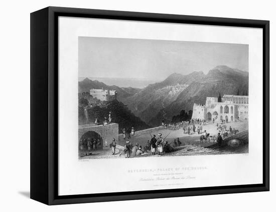 Beteddein, Palace of the Druses (Druz), Lebanon, 1841-W Floyd-Framed Stretched Canvas