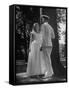 Beth Rhoads and Mike Ames Engaged at Annapolis Week Before Her Graduation at Monticello College-Alfred Eisenstaedt-Framed Stretched Canvas