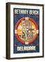 Bethany Beach, Delaware - Lifeguard Chair-Lantern Press-Framed Art Print