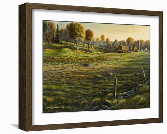 Bethel Farm Morning-Bruce Dumas-Framed Giclee Print