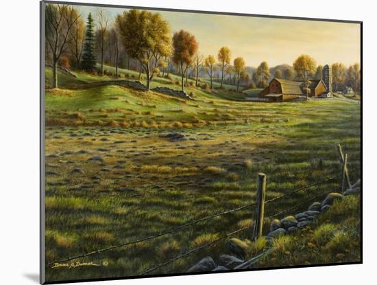 Bethel Farm Morning-Bruce Dumas-Mounted Giclee Print