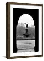 Bethesda Fountain, Central Park, NYC-Jeff Pica-Framed Photographic Print