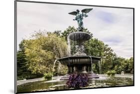 Bethesda Fountain Central Park-null-Mounted Art Print
