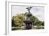 Bethesda Fountain Central Park-null-Framed Art Print