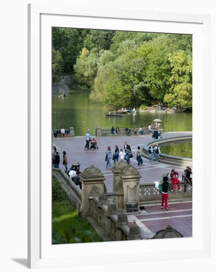 Bethesda Fountain in Central Park, New York City, New York, Usa-Alan Klehr-Framed Photographic Print