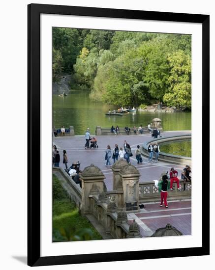 Bethesda Fountain in Central Park, New York City, New York, Usa-Alan Klehr-Framed Photographic Print