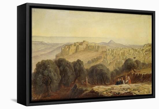 Bethleham, 1873-Edward Lear-Framed Stretched Canvas