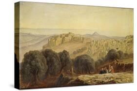 Bethleham, 1873-Edward Lear-Stretched Canvas