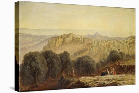 Bethleham, 1873-Edward Lear-Stretched Canvas