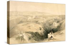 Bethlehem, April 6th 1839, Plate 85 from Volume II of The Holy Land, Engraved by Louis Haghe-David Roberts-Stretched Canvas