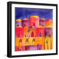 Bethlehem by Starlight, 2001-Alex Smith-Burnett-Framed Giclee Print