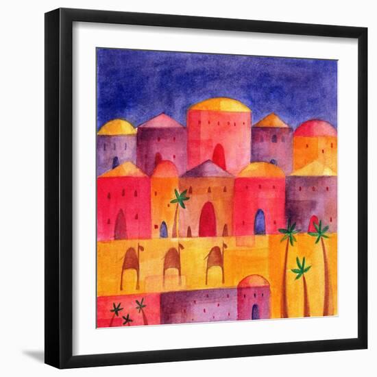 Bethlehem by Starlight, 2001-Alex Smith-Burnett-Framed Giclee Print