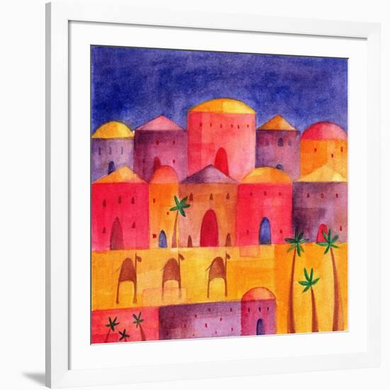 Bethlehem by Starlight, 2001-Alex Smith-Burnett-Framed Giclee Print