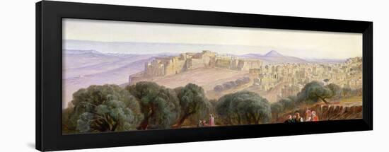 Bethlehem, C.1870 (Pencil & W/C on Paper)-Edward Lear-Framed Giclee Print