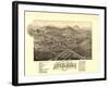 Bethlehem, New Hampshire - Panoramic Map-Lantern Press-Framed Art Print