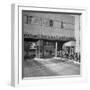 Bethlehem Steel, Reopening after Strike, Showing Workers Leaving, Clock on Wall Says 4 O'Clock-Bernard Hoffman-Framed Photographic Print