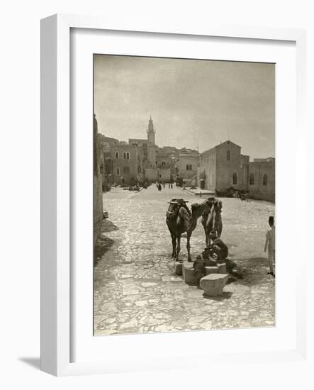 Bethlehem: Street, C1911-null-Framed Photographic Print