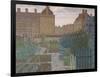 Bethnal Green Allotment, 1943 (Oil on Canvas)-Charles Ginner-Framed Giclee Print