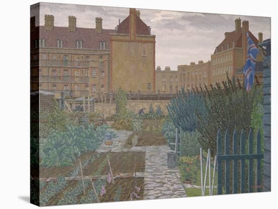 Bethnal Green Allotment, 1943 (Oil on Canvas)-Charles Ginner-Stretched Canvas