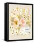 Beths Garden Muted Mustard-Leah Straatsma-Framed Stretched Canvas