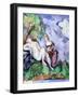 Bethsabee, 1885-1890-Paul Cézanne-Framed Giclee Print