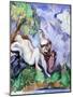 Bethsabee, 1885-1890-Paul Cézanne-Mounted Giclee Print