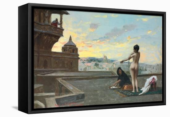 Bethsabee, 1889-Jean Leon Gerome-Framed Stretched Canvas