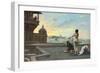 Bethsabee, 1889-Jean Leon Gerome-Framed Premium Giclee Print