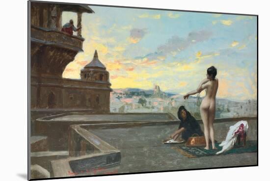 Bethsabee, 1889-Jean Leon Gerome-Mounted Premium Giclee Print