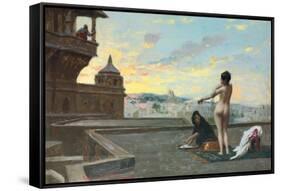Bethsabee, 1889-Jean Leon Gerome-Framed Stretched Canvas