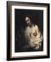 Bethsabée recevant la lettre de David-Willem Drost-Framed Giclee Print