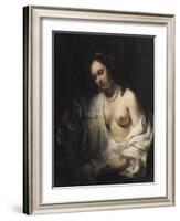 Bethsabée recevant la lettre de David-Willem Drost-Framed Giclee Print