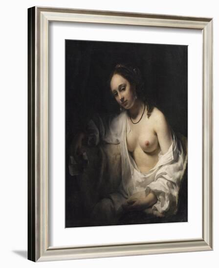 Bethsabée recevant la lettre de David-Willem Drost-Framed Giclee Print