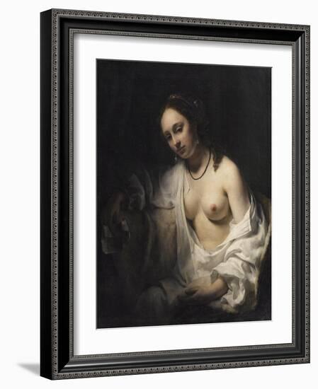 Bethsabée recevant la lettre de David-Willem Drost-Framed Giclee Print